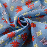 Spring Summer Floral Sunscreen Retro Scarf Shawl