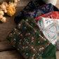 Chaussettes de mode décontractées à fleurs jacquard vintage pour femmes (5 paires)