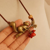 Vintage Indie Folk Sweater Chain