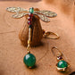 Vintage Irregular Ethnic Dragonfly Women Earrings