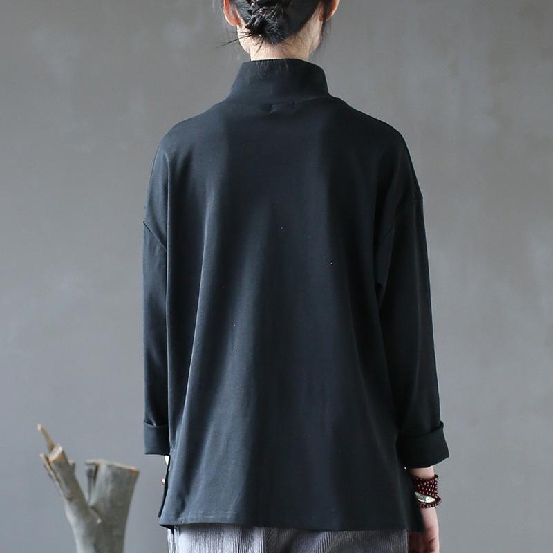 Women Pure Color Turtleneck Slim Top