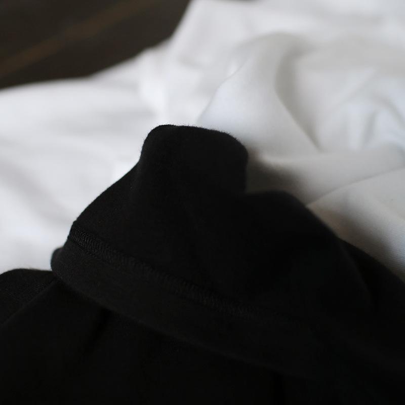 Women Pure Color Turtleneck Slim Top