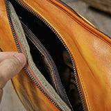 Women Retro Embossed Leather Crossbody Bag