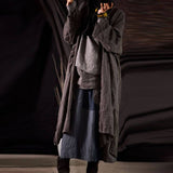 Women Spring Patchwork Casual Loose Coat