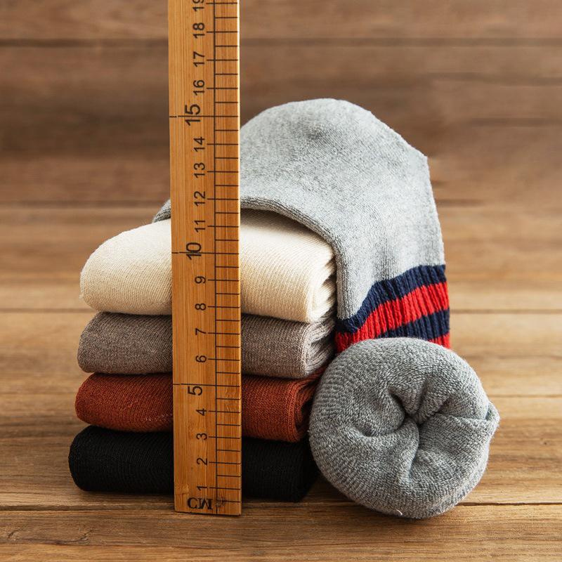 Women Stitching Casual Winter Warm Thick Socks(5 Pairs)