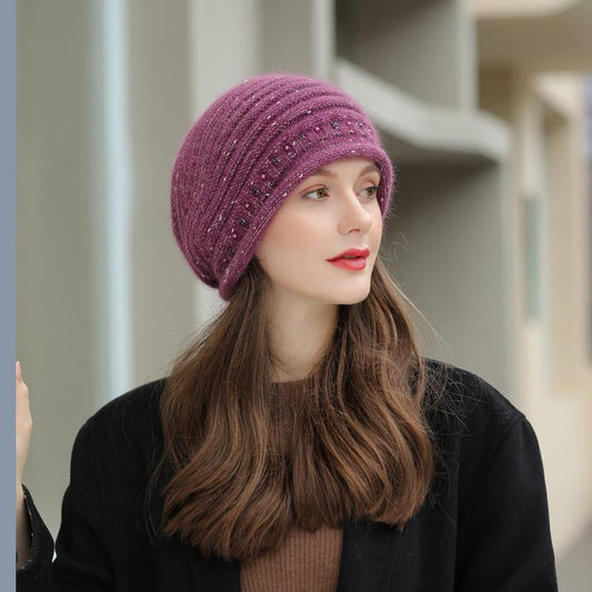 Chapeau épais tricoté chaud pour femmes, hiver