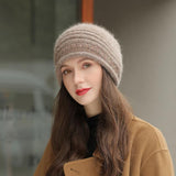 Women Winter Warm Knitted Foldable Thicken Hat