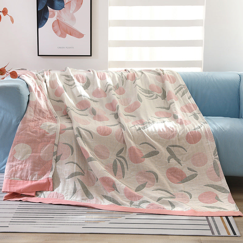 Five layers Summer Blanket Nap Cotton Blanket Comfortable Quilt