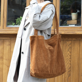 Fashionable Literary Simple Retro Corduroy Shoulder Bag