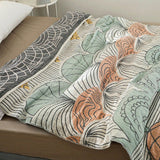Cotton Gauze Sofa Four Seasons Non-slip Cover Cloth Blanket