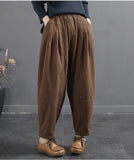 Vintage-Paneled Quilted Cotton Trousers